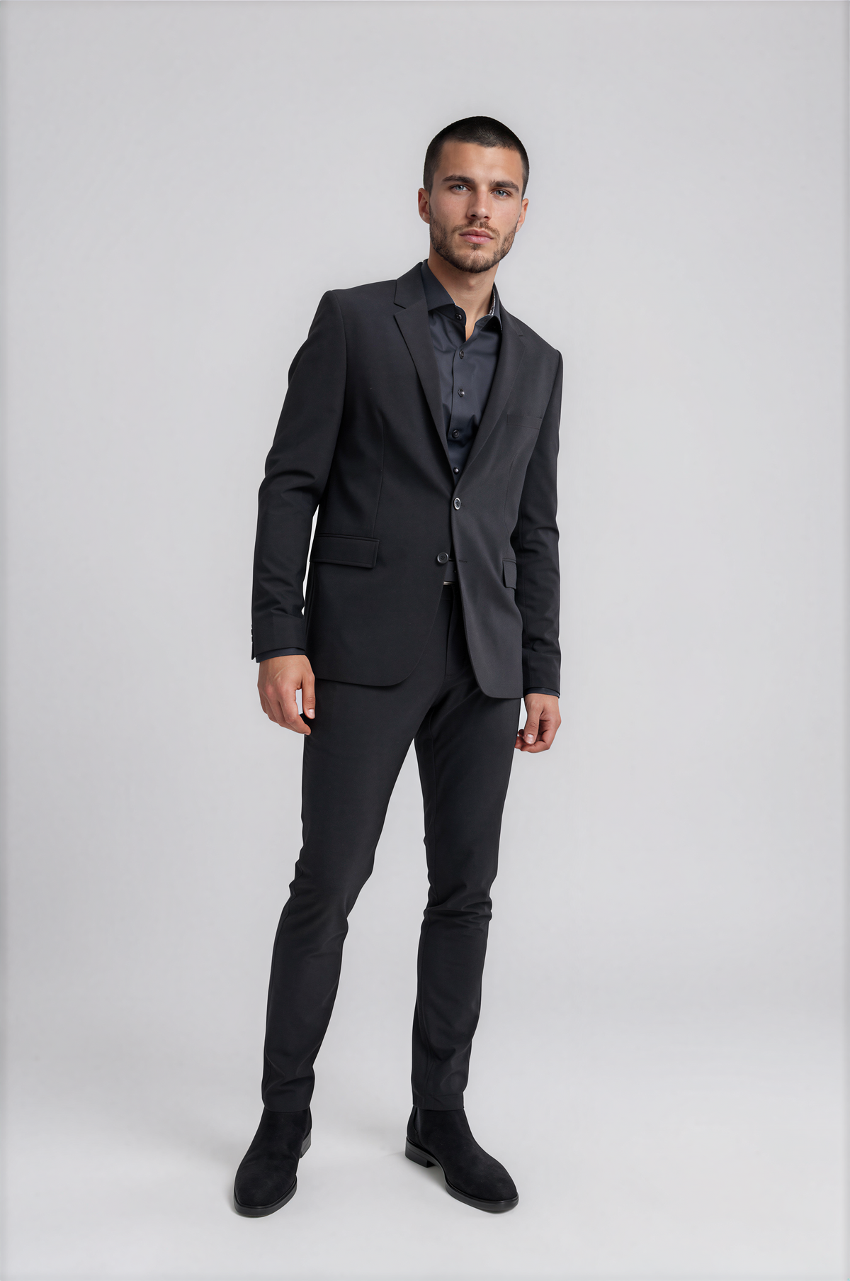 Black Stretch Performance Blazer