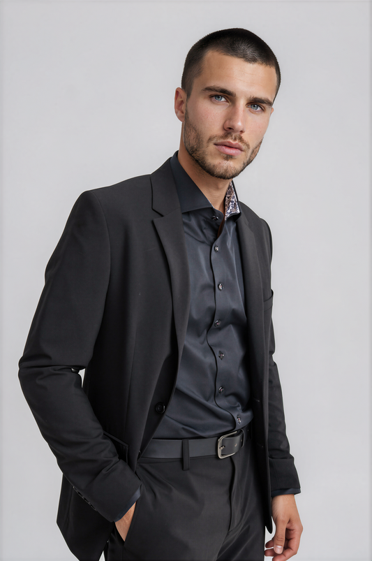 Black Stretch Performance Blazer