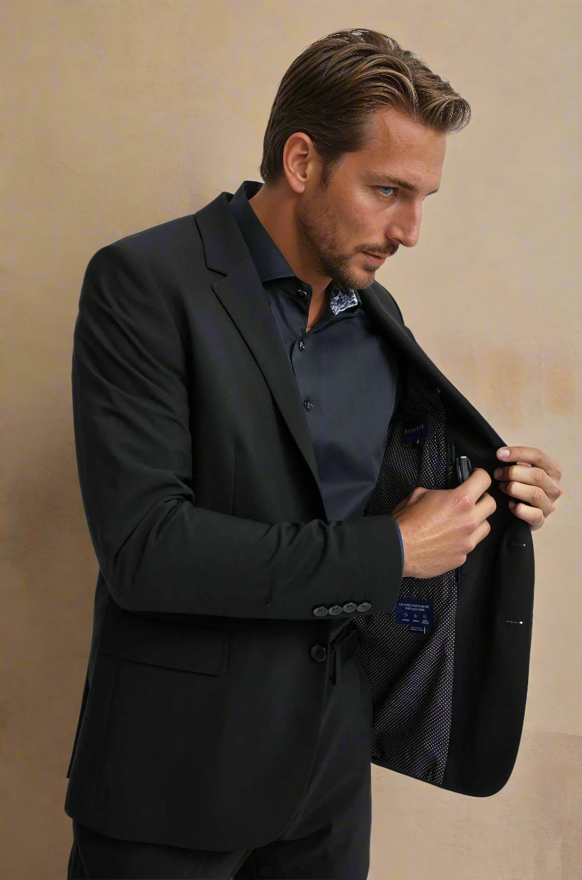 Black Stretch Performance Blazer