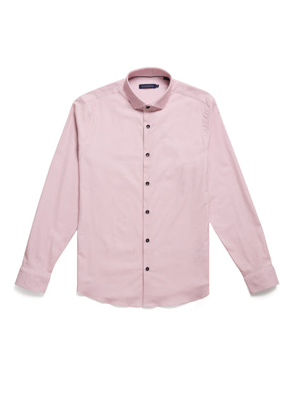 Nova Light Pink Micro Diamond Shirt Mens Stretch Performance Button-Down | Stone Rose LT PNK / XL Nova Light Pink Micro Diamond Shirt Mens Stretch Performance Button-Down | Stone Rose LT PNK / XL