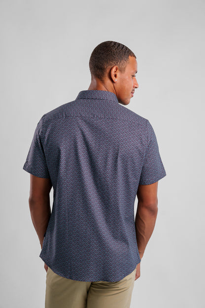 NOVA - Dark Navy Artisanal Ditsy