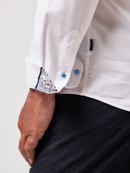 MONARCH - White Edge Long Sleeve Shirt