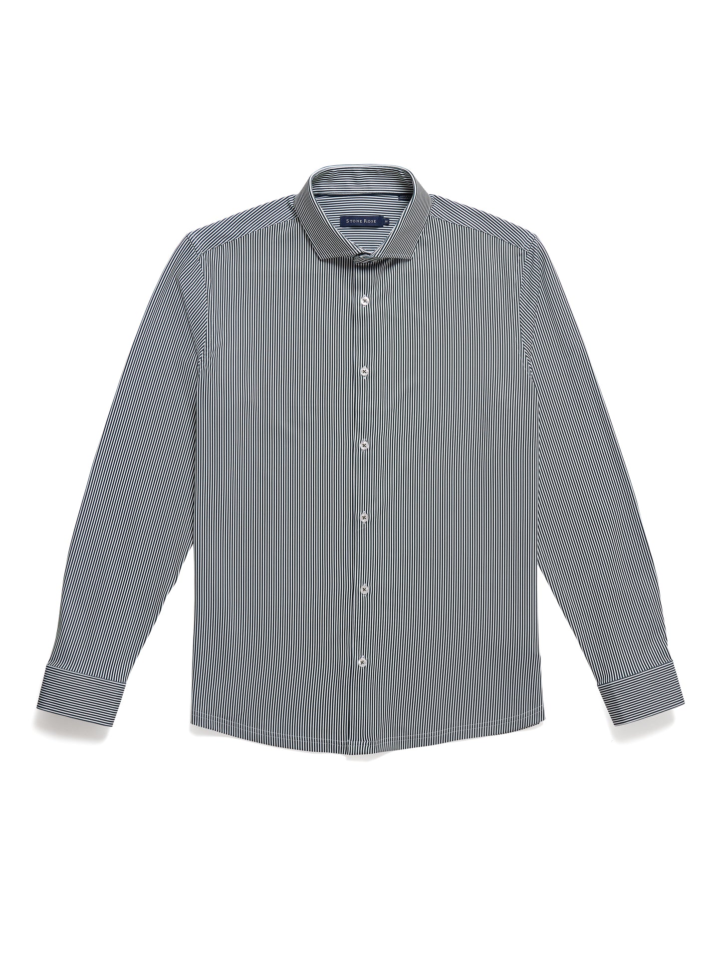 APEX - Dark Green Estate Microstripe Shirt