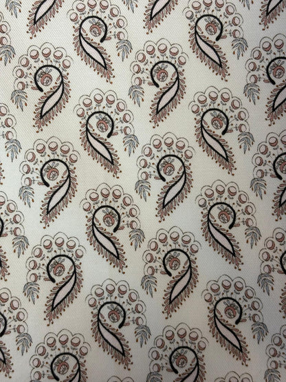 NOVA - White Feather Paisley Shirt