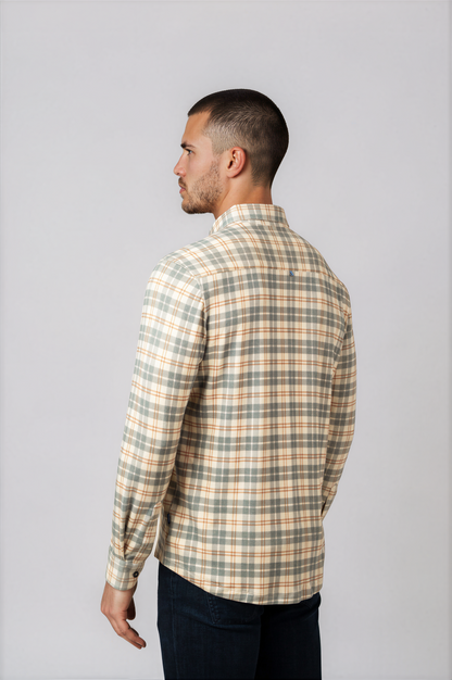 ROVER - Grey Getaway Check Shirt