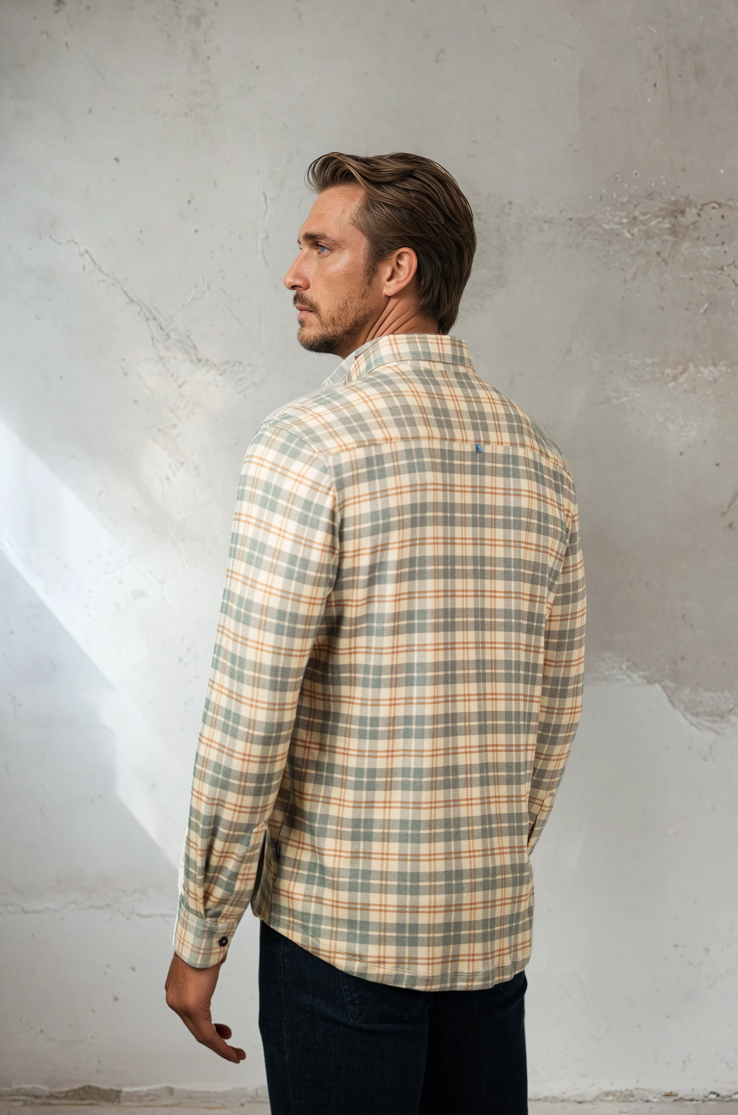 ROVER - Grey Getaway Check Shirt