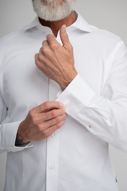 MONARCH - White Heritage Long Sleeve Shirt