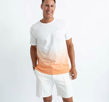 Papaya Short Sleeve Dip-Dyed T-Shirt