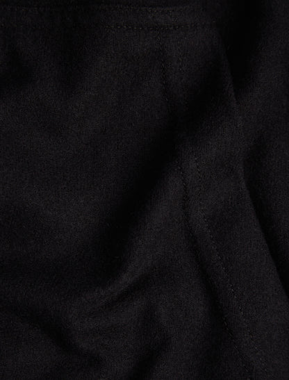 Black T-Series Fleece Knit Hoodie