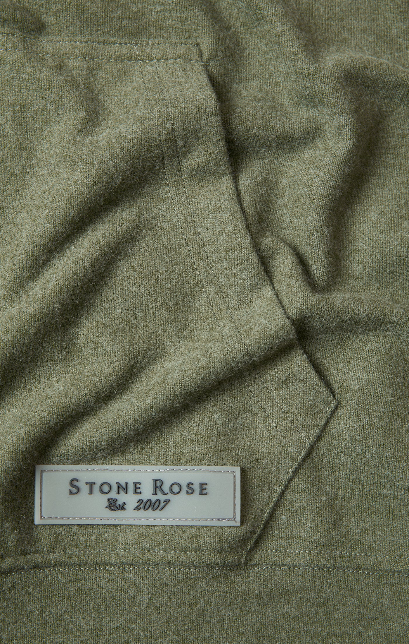 Sage Solid Fleece Hoodie