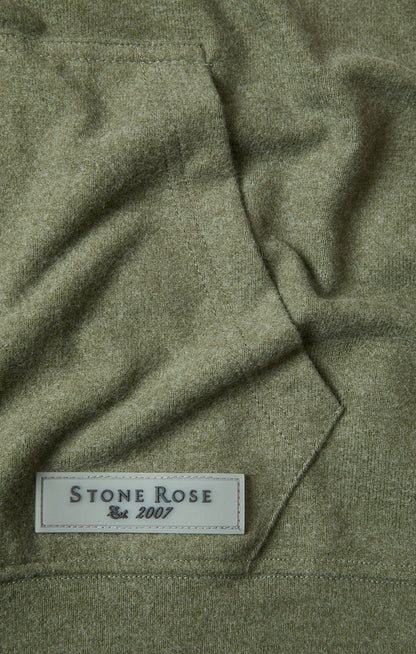 Sage Solid Fleece Hoodie