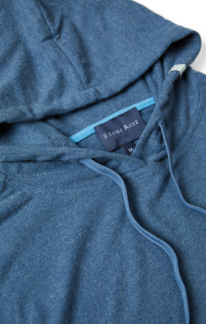 Denim Blue T-Series Fleece Knit Hoodie