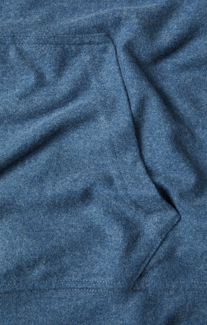 Denim Blue T-Series Fleece Knit Hoodie