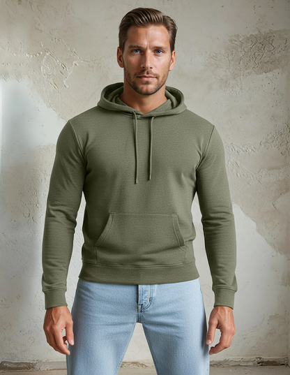 Sage Solid Fleece Hoodie