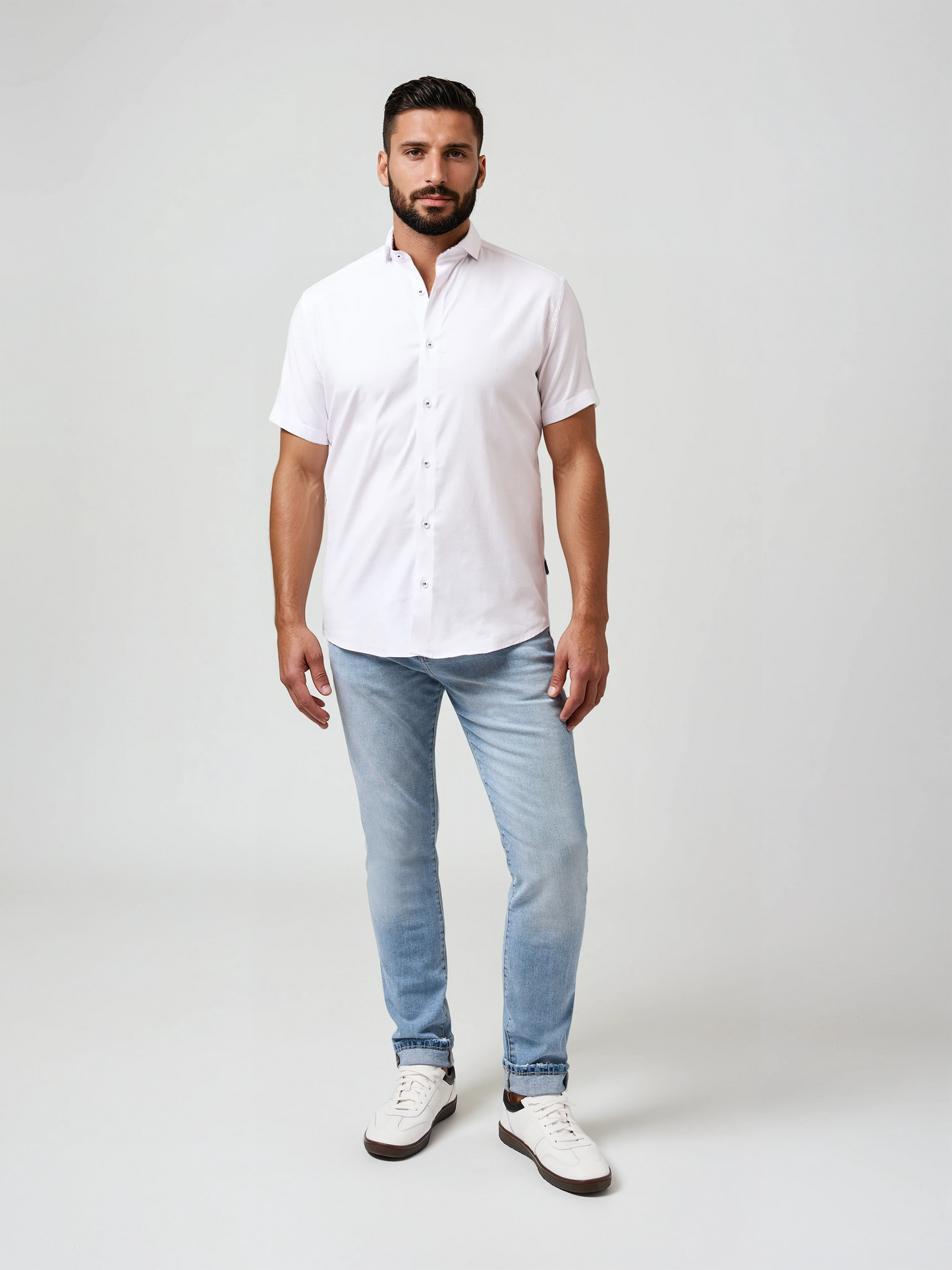 NOVA - Legacy White Short Sleeve Shirt