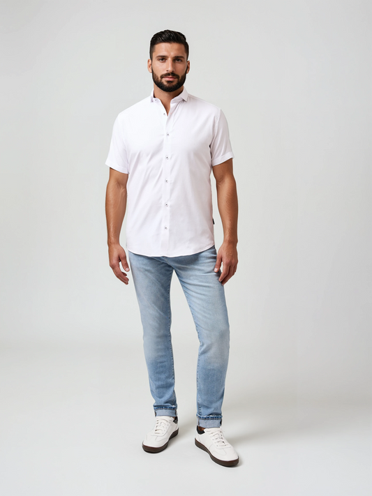 NOVA - Legacy White Short Sleeve Shirt