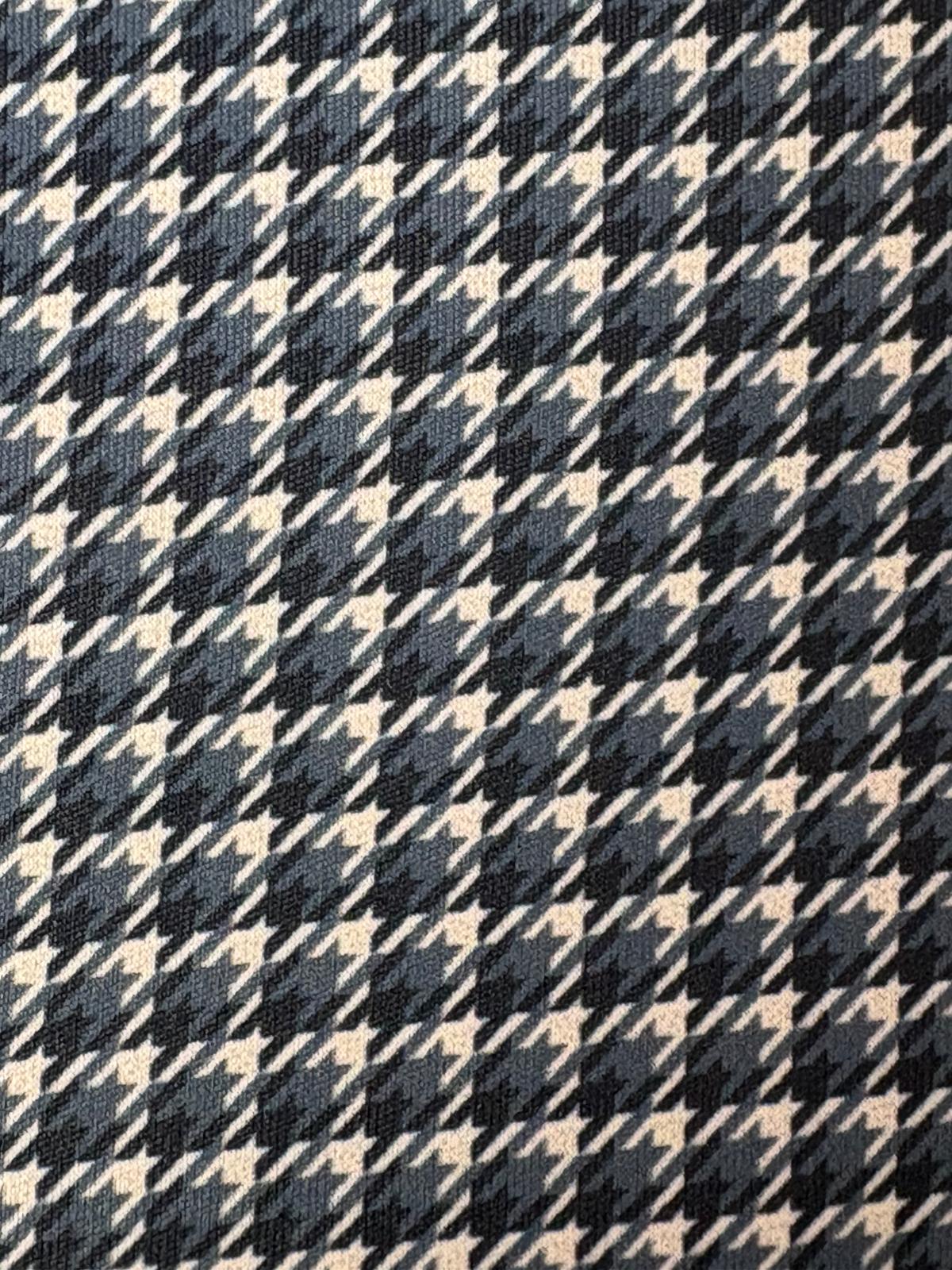 APEX -  Dark Grey Micro Houndstooth Shirt