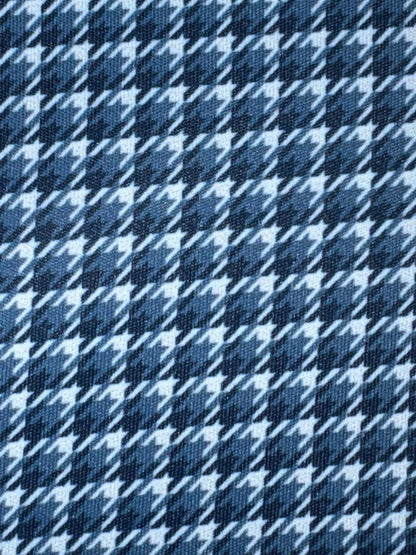 APEX - Medium Blue Micro Houndstooth Shirt