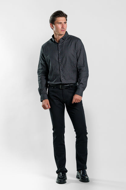 NOVA - Black Mushrooms Long Sleeve Shirt