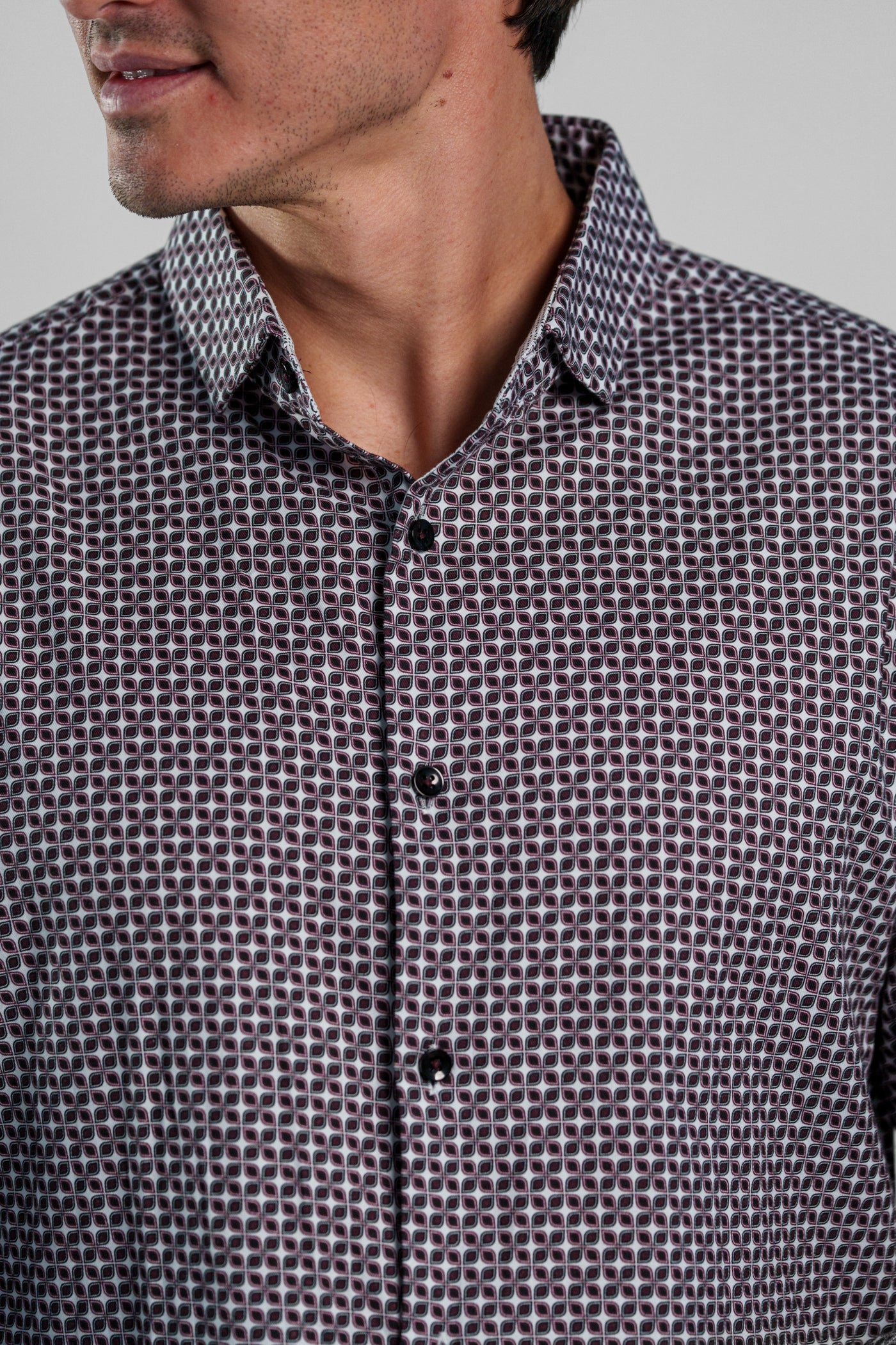 NOVA - Burgundy Petal Long Sleeve Shirt
