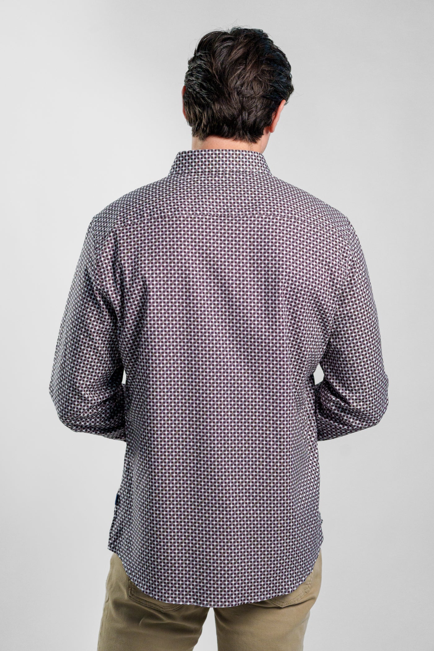 NOVA - Burgundy Petal Long Sleeve Shirt