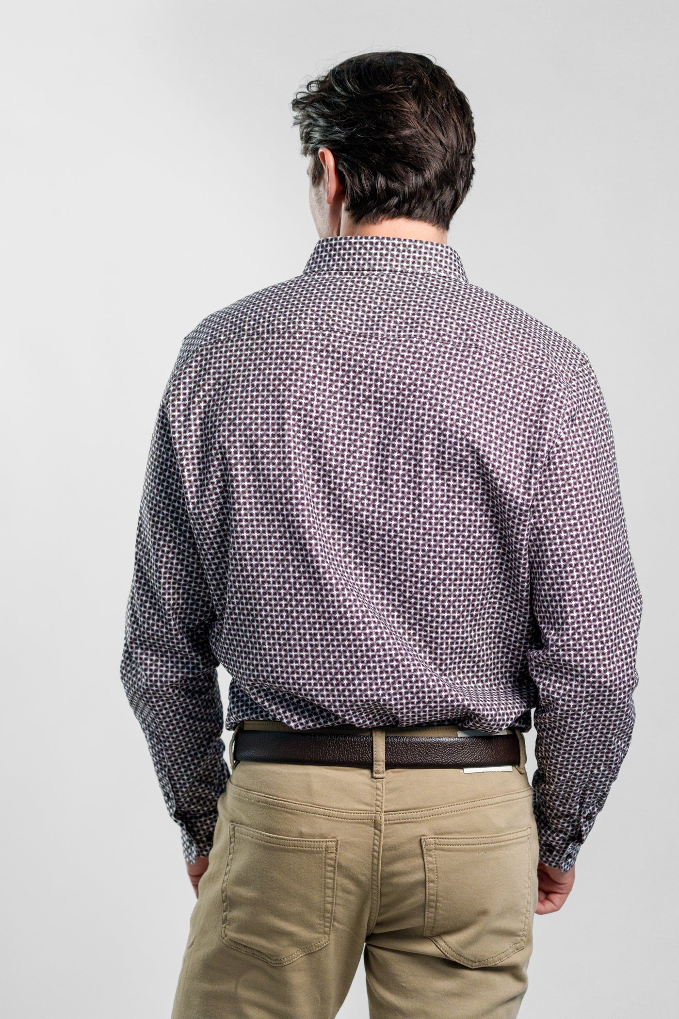 NOVA - Burgundy Petal Long Sleeve Shirt