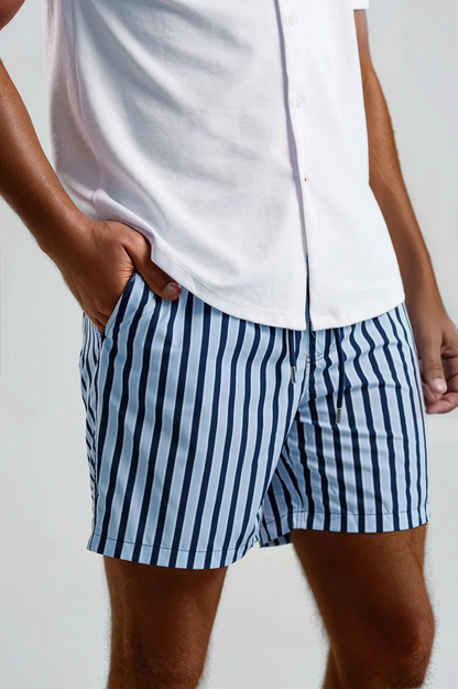 HELIOS - Light Blue Riviera Stripe