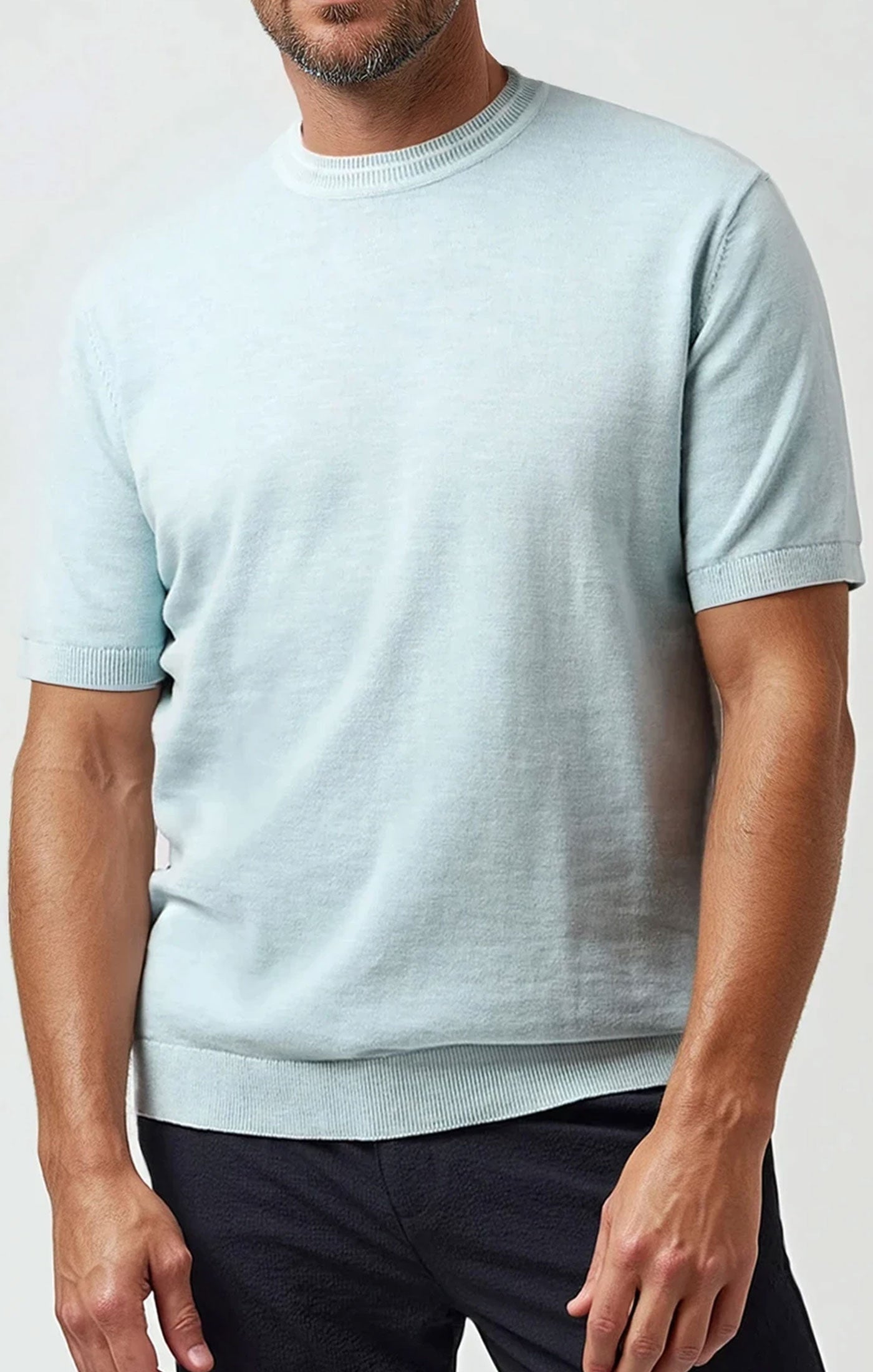 SEAMIST - Aqua Washed Knit Tee
