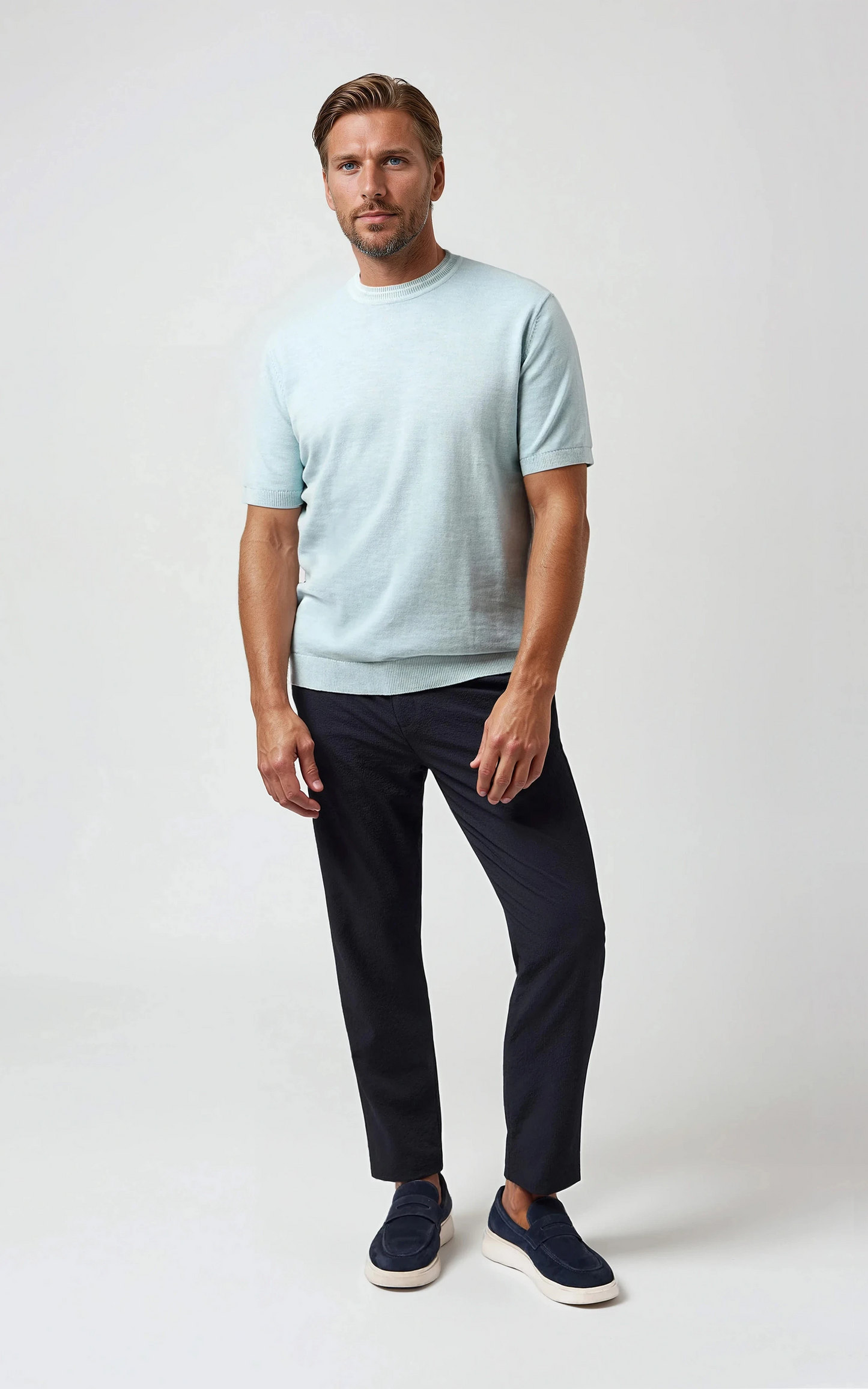 SEAMIST - Aqua Washed Knit Tee