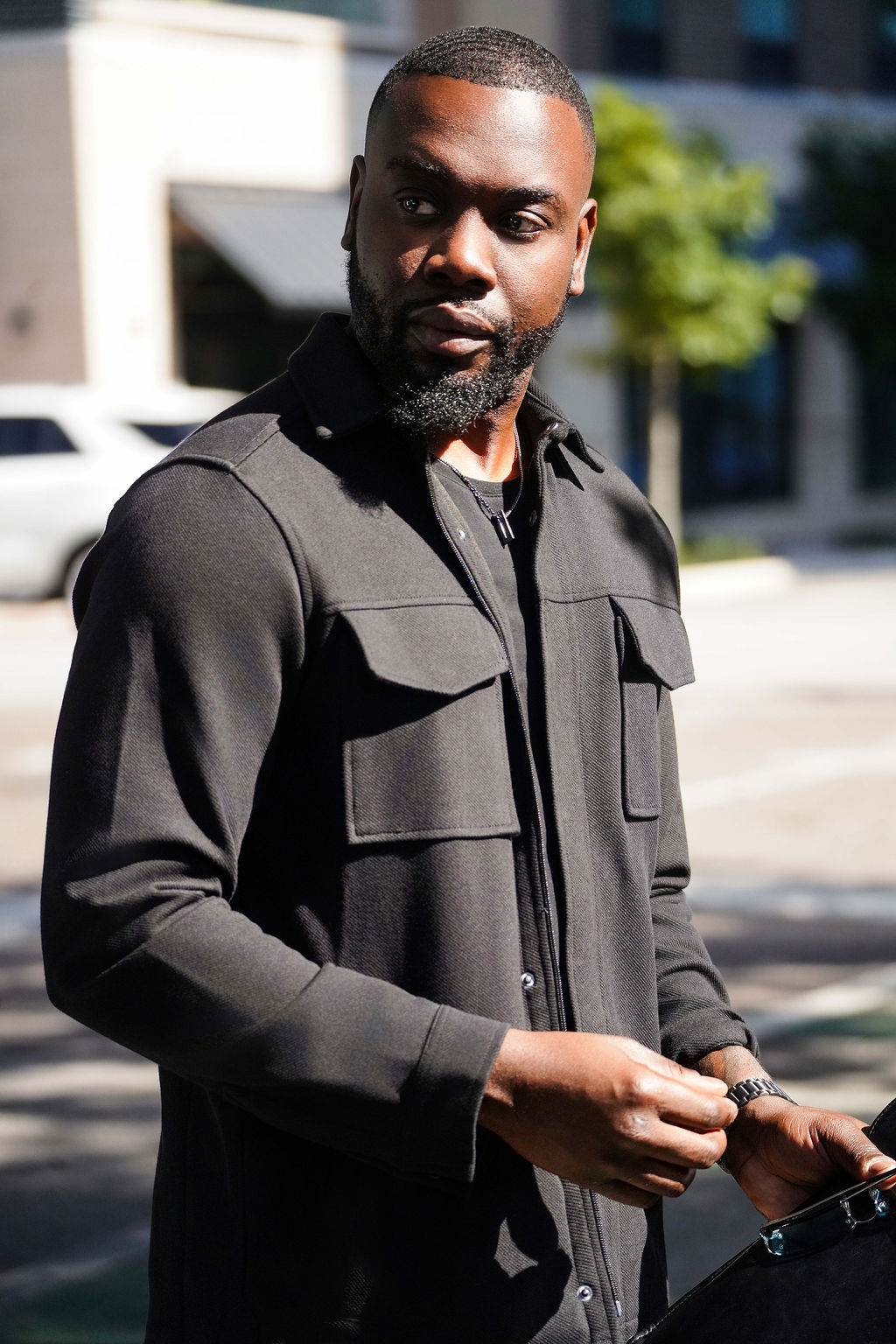 STUDIO - Black Stretch Twill Jacket