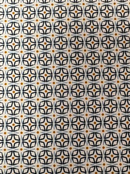 APEX - Dark Navy Smart Micro Geo Shirt