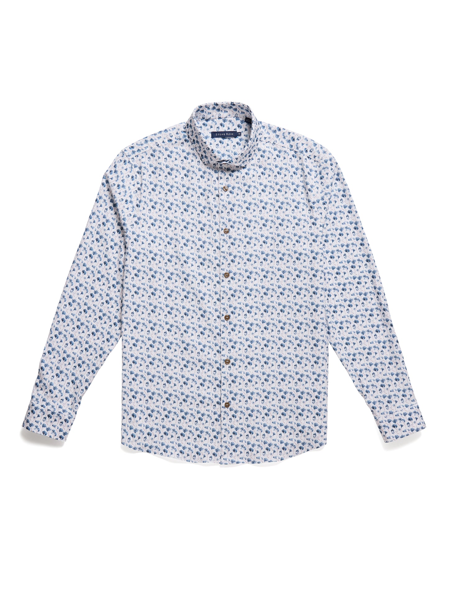 NOVA - White Snowbrush Printed Shirt