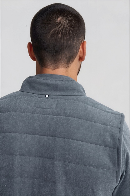Charcoal Series Fleece Puffer Vest