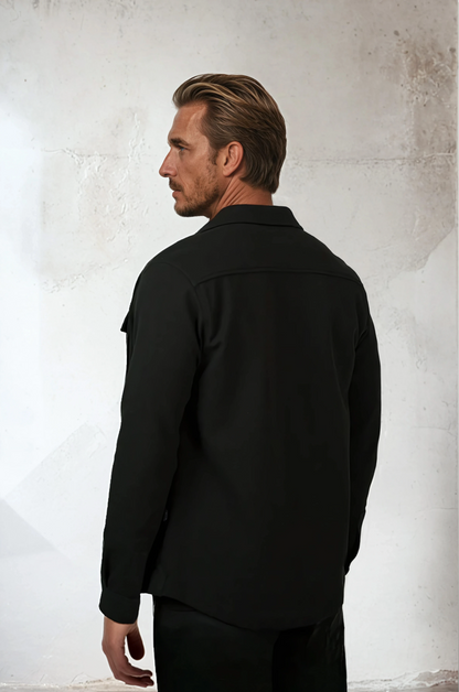 STUDIO - Black Stretch Twill Jacket