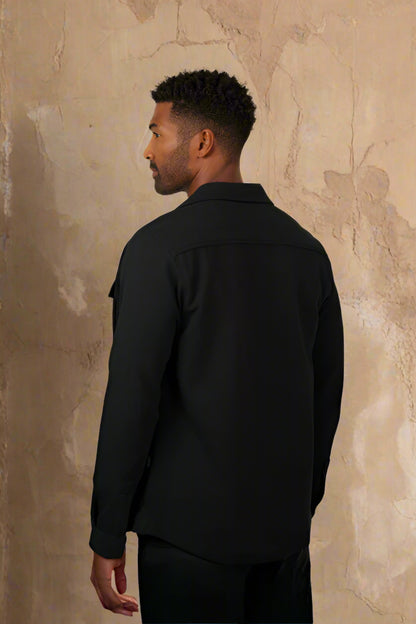 STUDIO - Black Stretch Twill Jacket