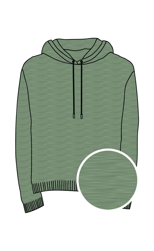 Almond Green Natural Hoodie