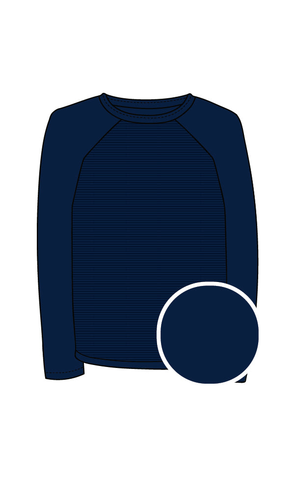 Navy Raglan Sweater