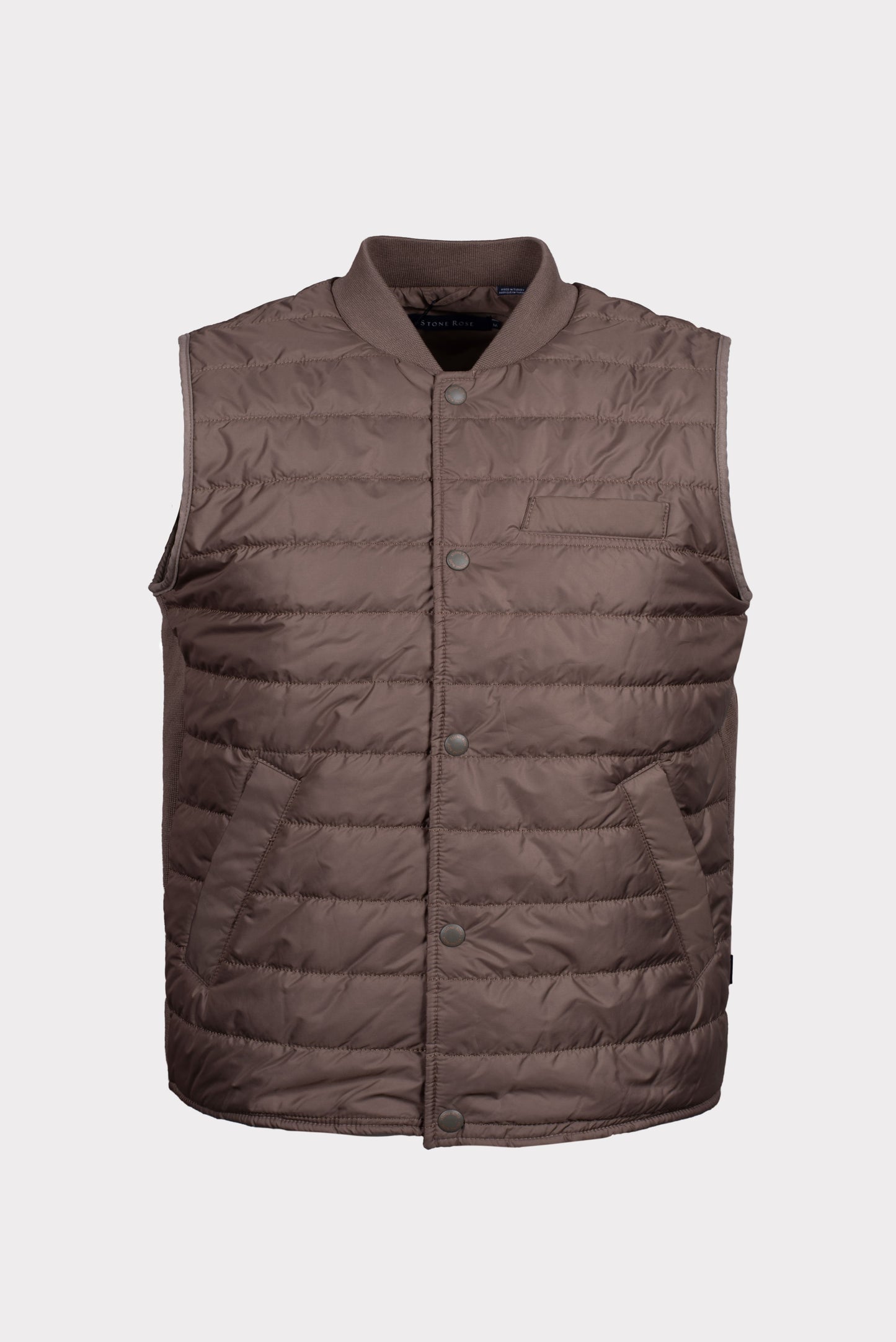 Taupe Puffer Vest
