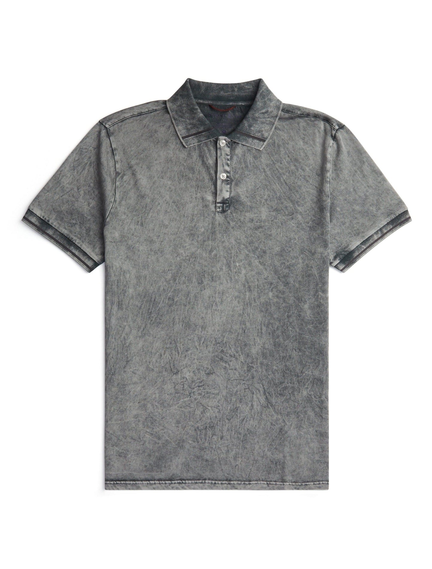 Grey Jersey Short Sleeve Polo