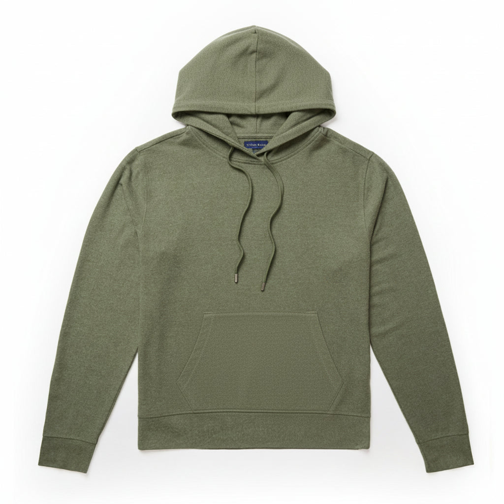 Sage Solid Fleece Hoodie