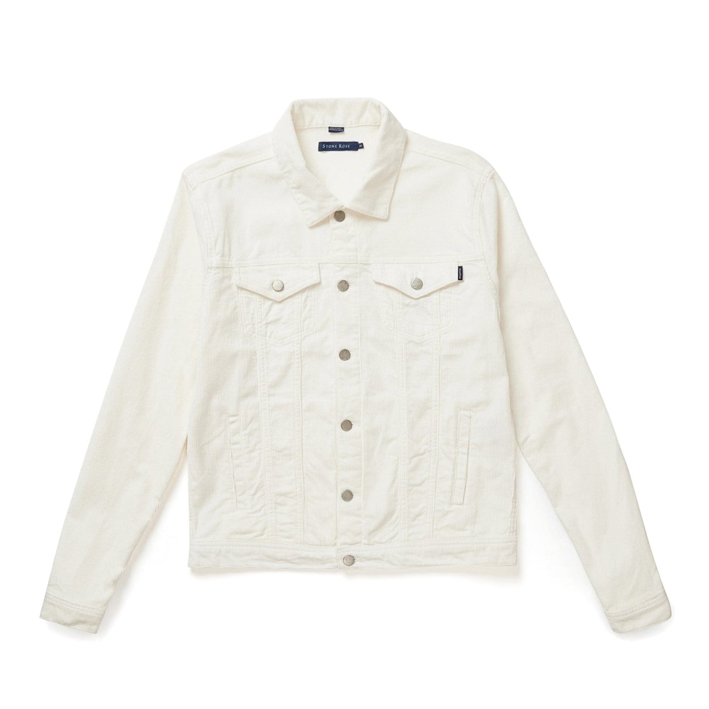 VALLEY - Cream Solid Antique Washed Jacket