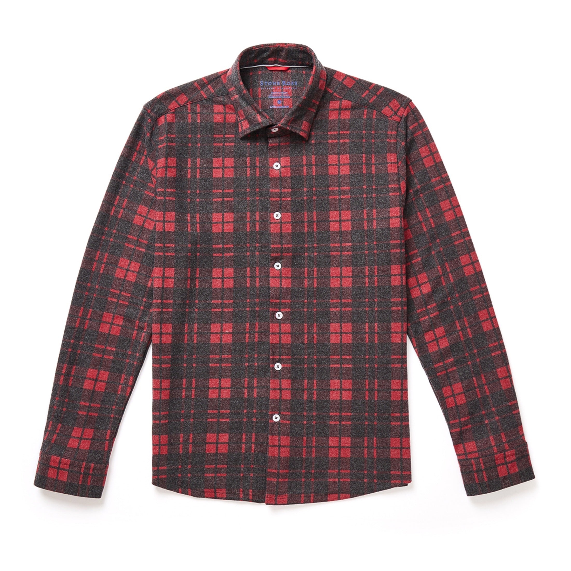 Burgundy Lumberjack Jersey Shirt