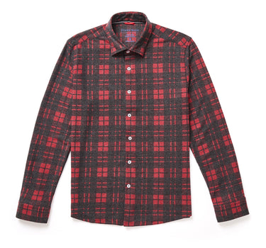 Burgundy Lumberjack Jersey Shirt