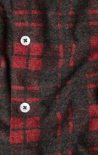Burgundy Lumberjack Jersey Shirt