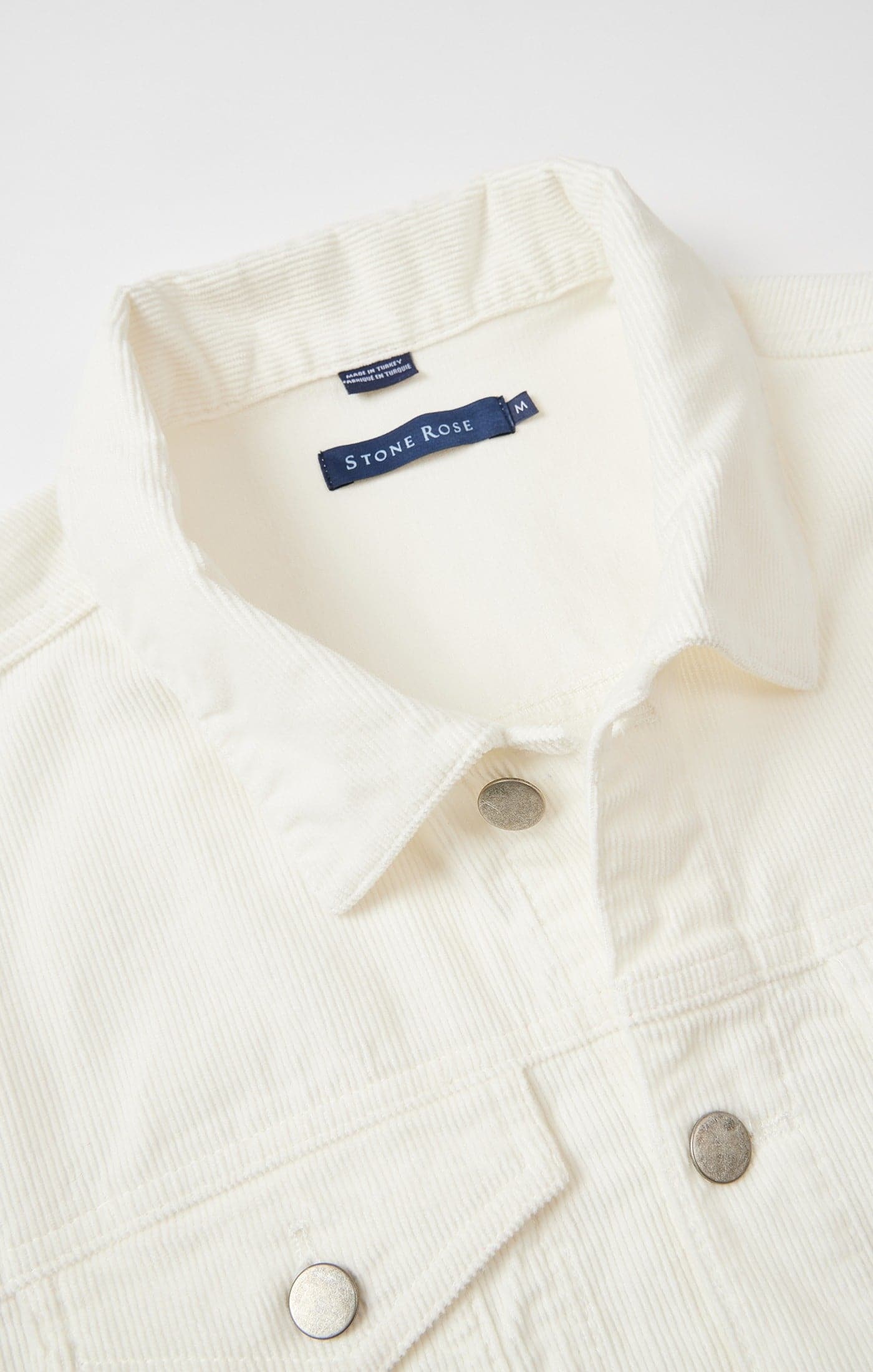 VALLEY - Cream Solid Antique Washed Jacket