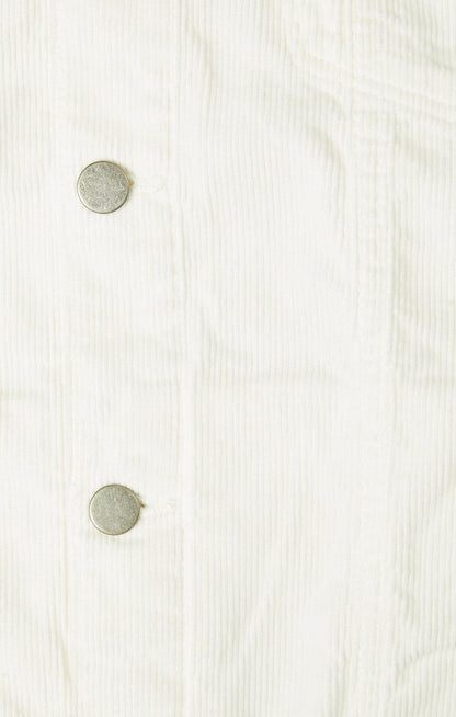VALLEY - Cream Solid Antique Washed Jacket