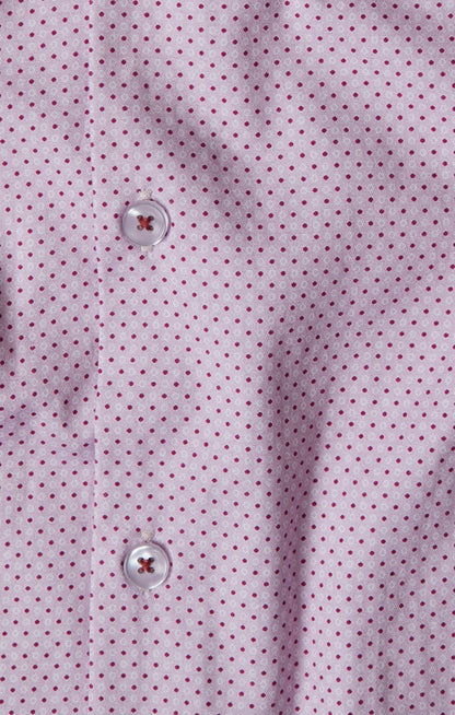 Lavender Micro Accent Dot Print Shirt