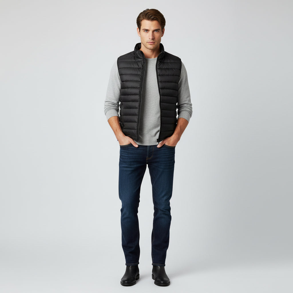 Black Reversable Vest