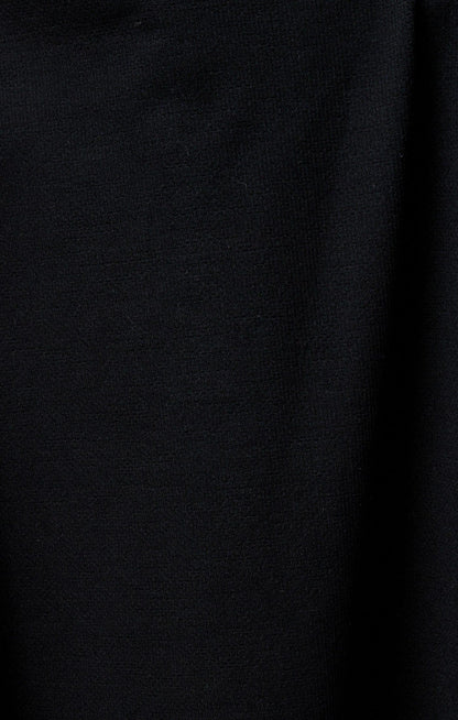 TRAILBLAZER - Black Solid 3 Buttons Henley