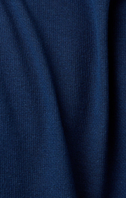 TRAILBLAZER - Navy Solid 3 Buttons Henley